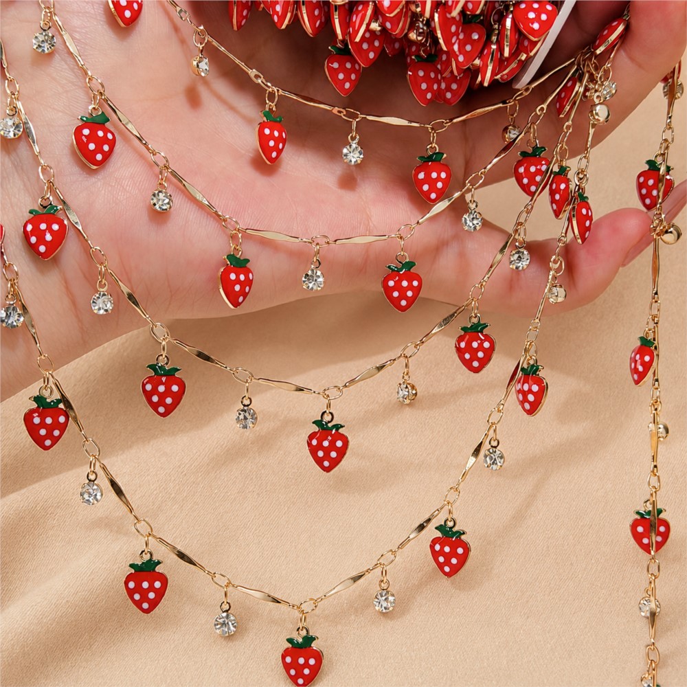 Jewelry Making For Kids - Chaîne en acier inoxydable émaillée motif