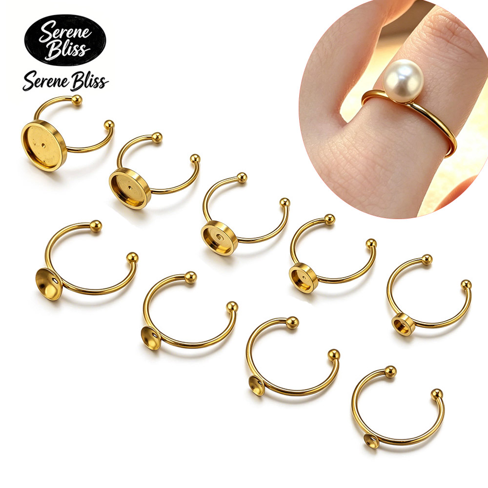 Jewelry Making Stones - 10 pièces de supports de cabochon