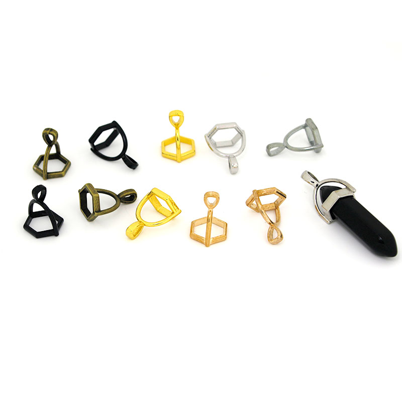 Jewelry Making Stones - Capuchons de pierres précieuses hexagonales, 20