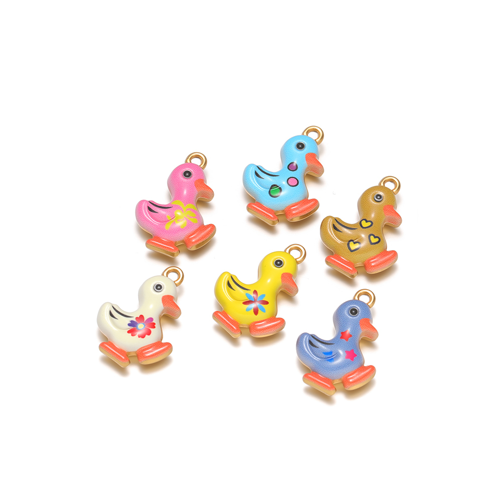 Jewelry Making For Kids - 4 pendentifs en émail coloré en
