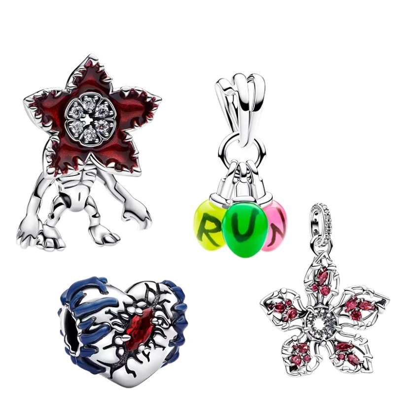 Jewelry Making For Kids - Pendentif DIY Perles Fleur Monstre Rouge,