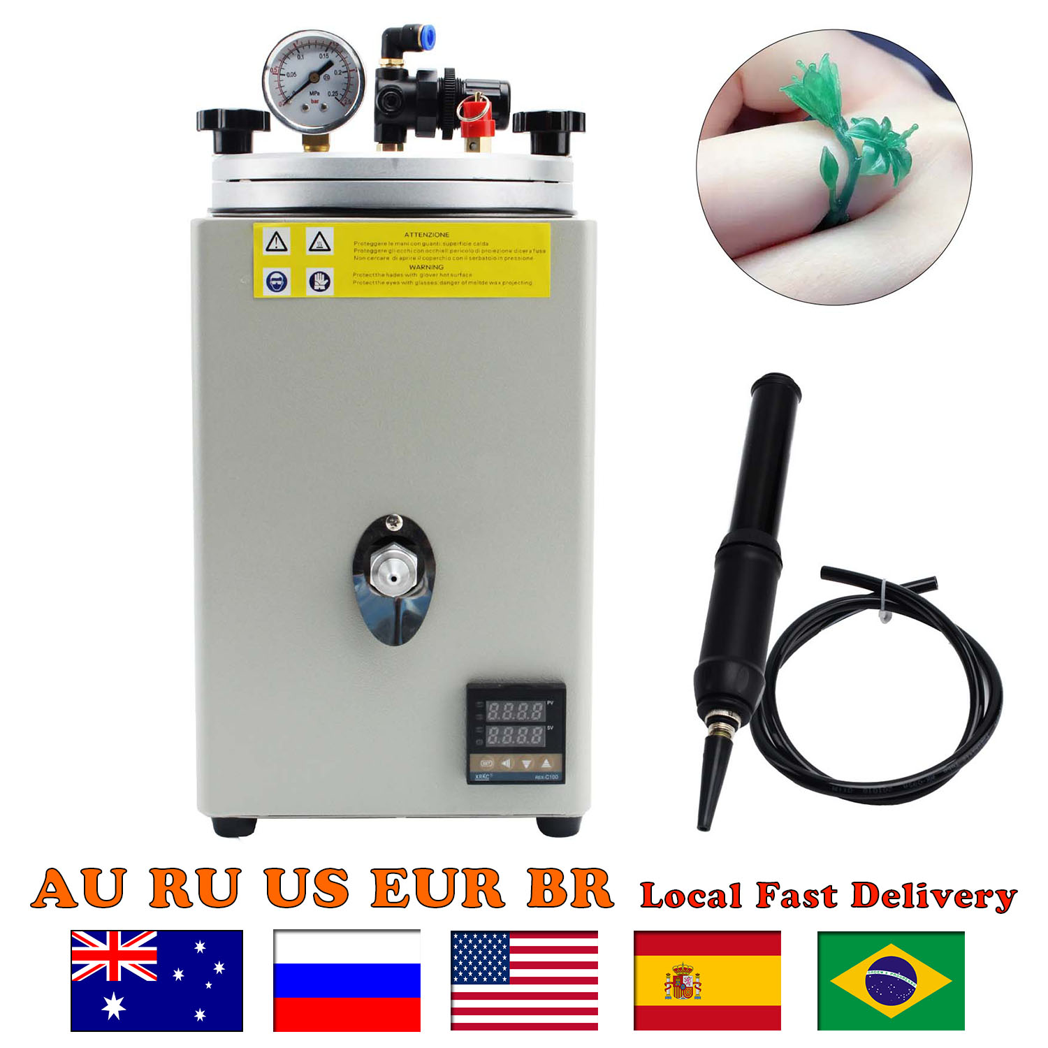 Jewelry Making Machines - Machine d'injection d'avertissement de bijoux professionnelle,