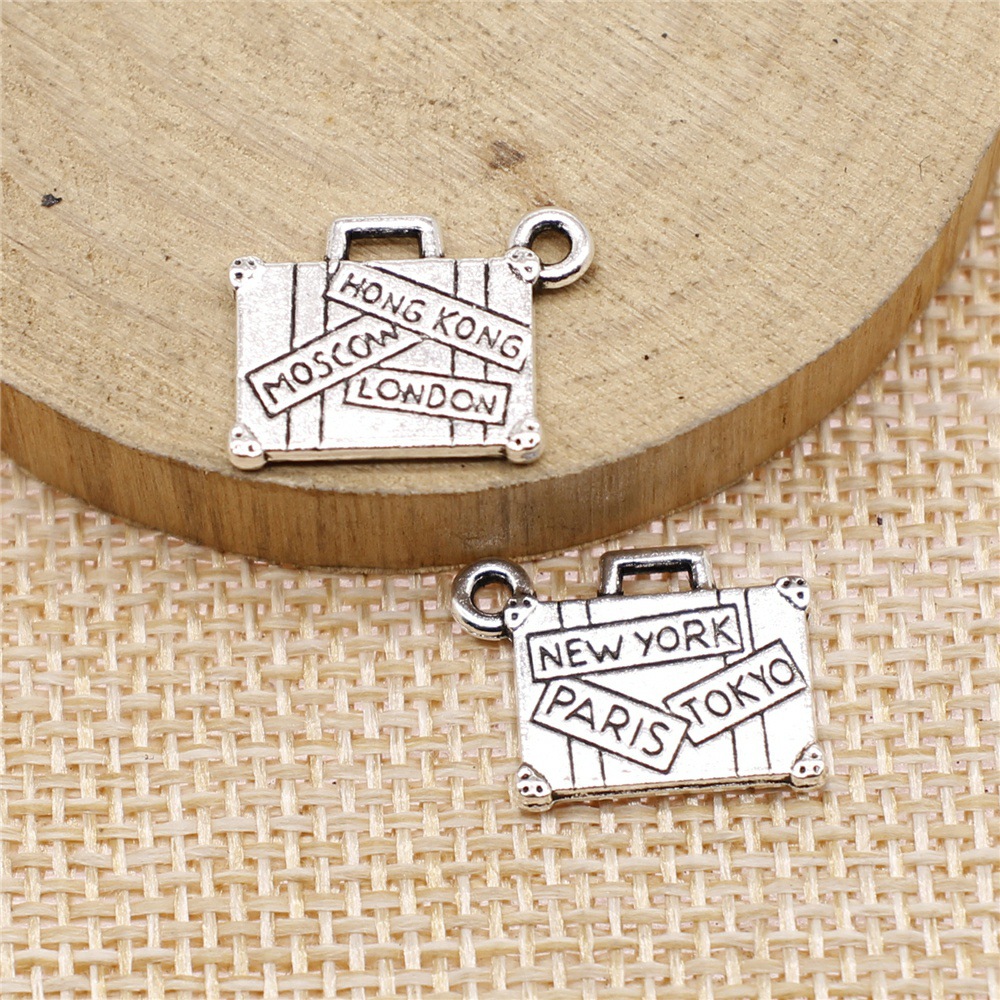 Charme de valise en métal, pen - Jewelry Making Tokyo avis et prix