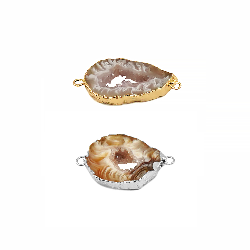 Irregualr – géode d'agate natu - Jewelry Making Stones avis et prix