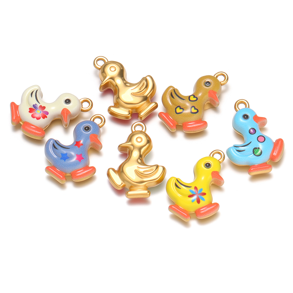4 breloques en émail acier ino - Jewelry Making For Kids avis et prix