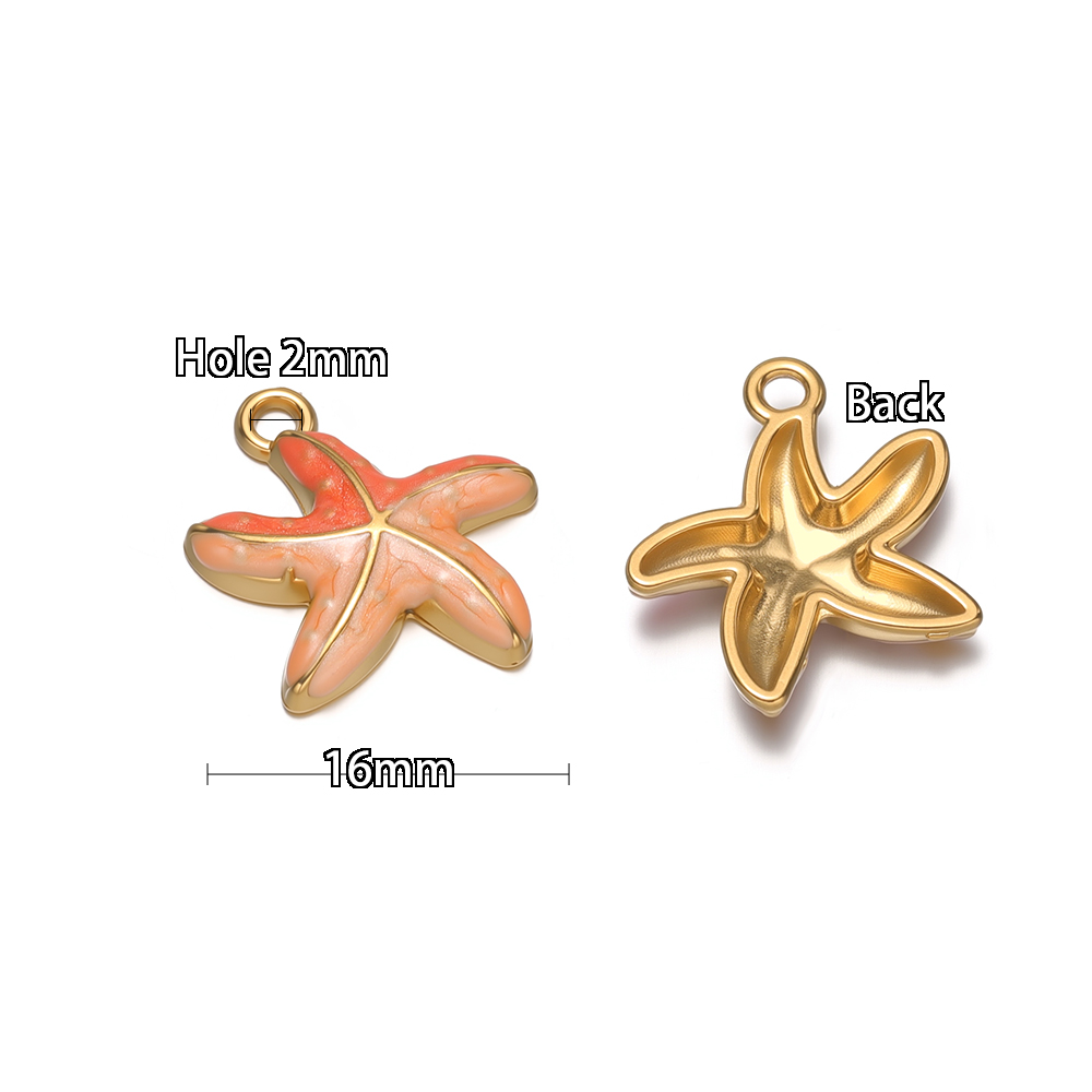 5 Breloques Étoile de Mer Rose - Jewelry Making For Kids avis et prix