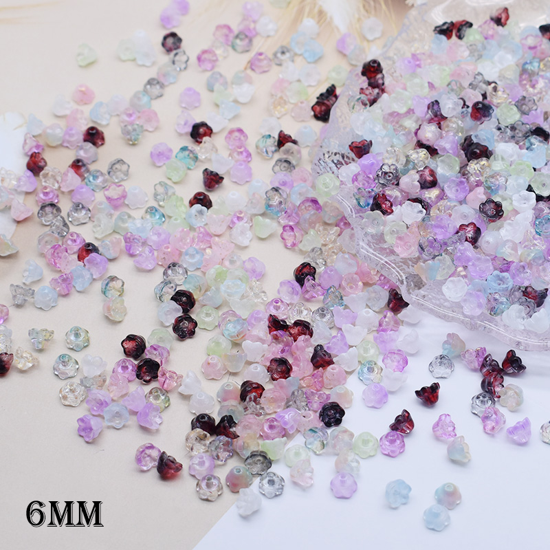 6mm 50 pièces/sac petite fleur - Seed Bead Tube avis et prix