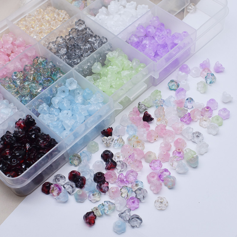 6mm 50 pièces/sac petite fleur - Seed Bead Tube avis et prix