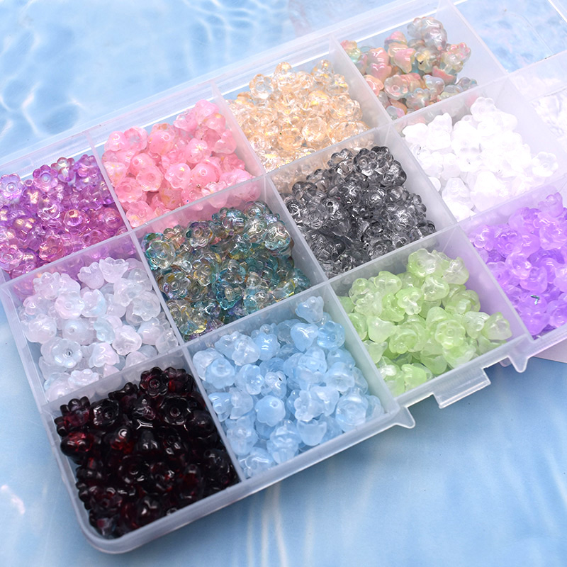 6mm 50 pièces/sac petite fleur - Seed Bead Tube avis et prix
