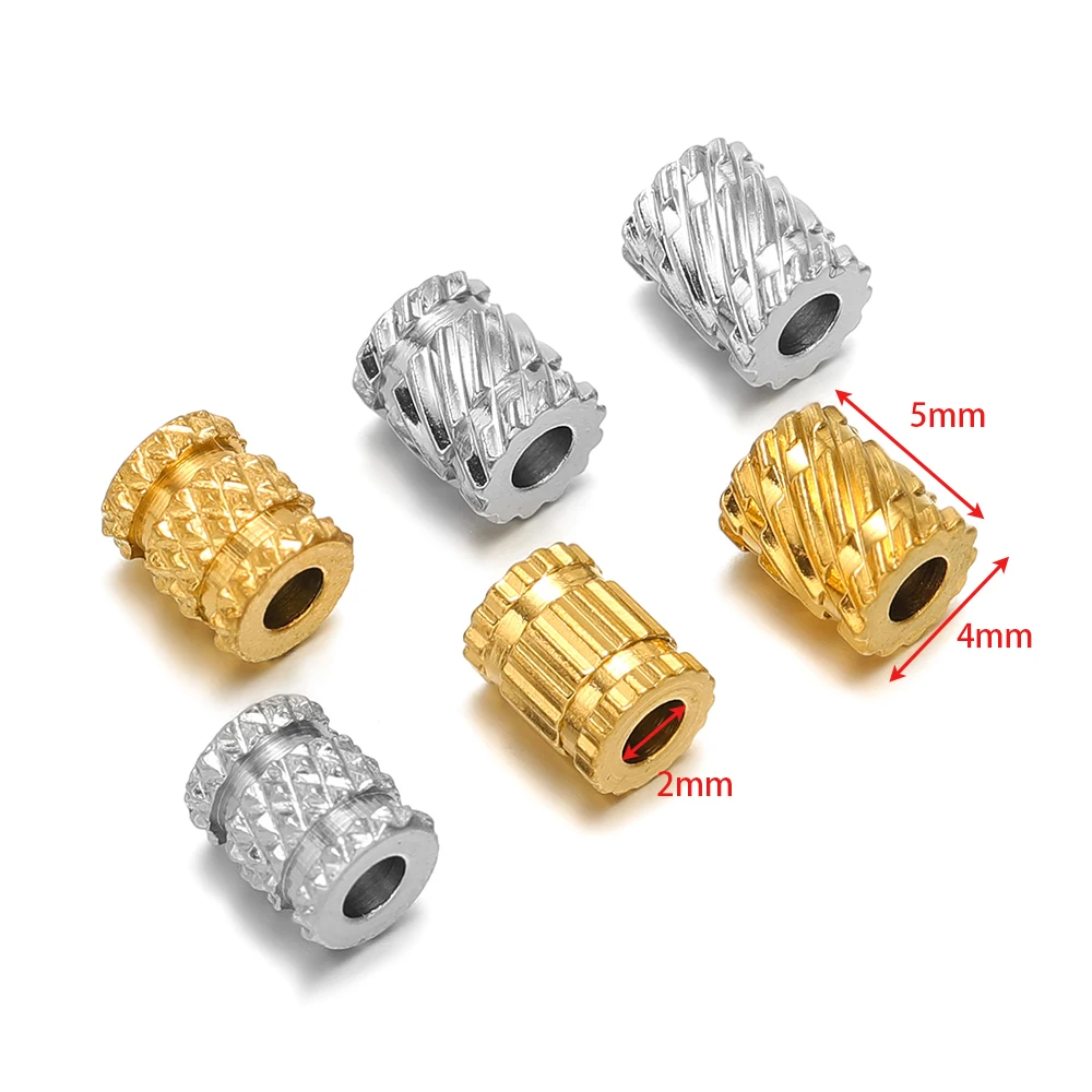 Perles à gros trous en acier i - Crimp Bead Tube avis et prix