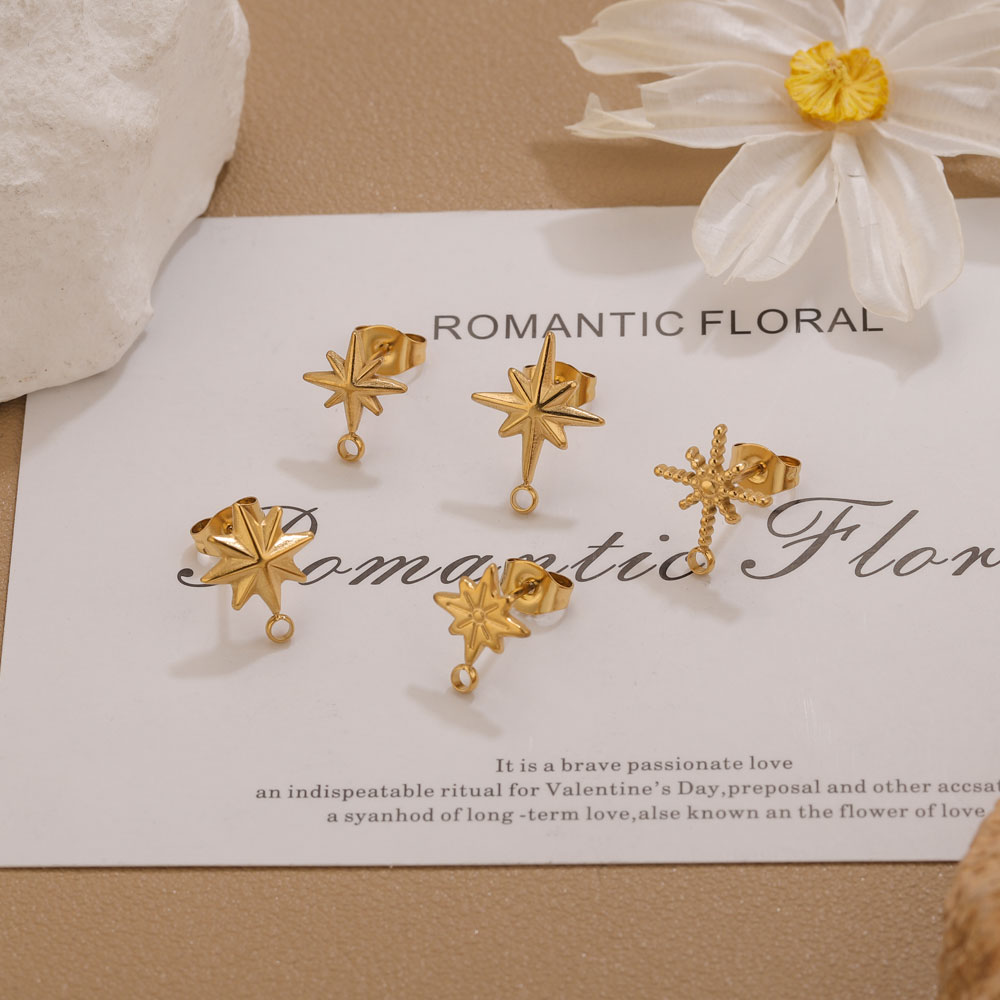 6 pièces Clous d'oreilles étoi - Jewelry Making Degree avis et prix