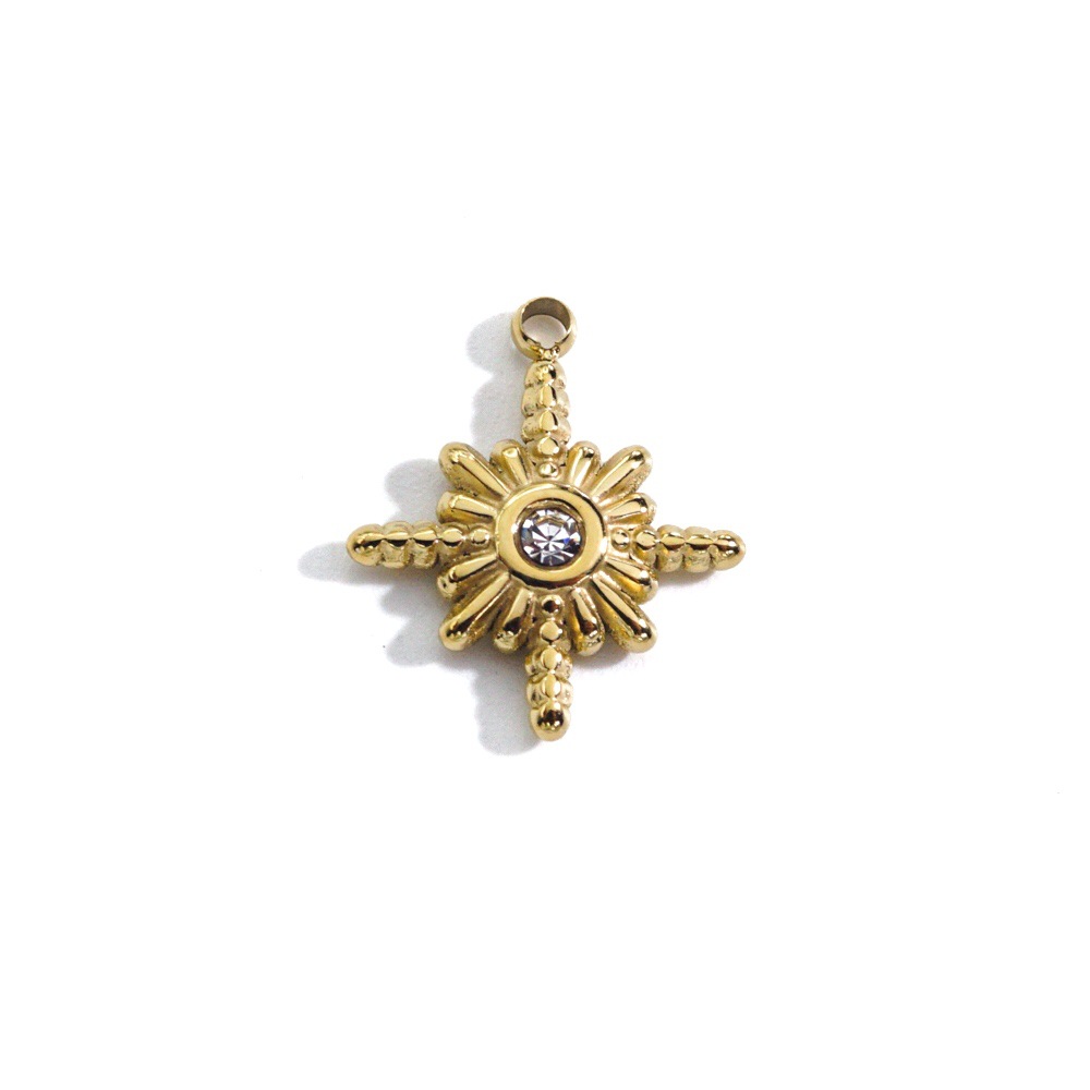 Collier à breloques en acier i - Jewelry Making Stones avis et prix