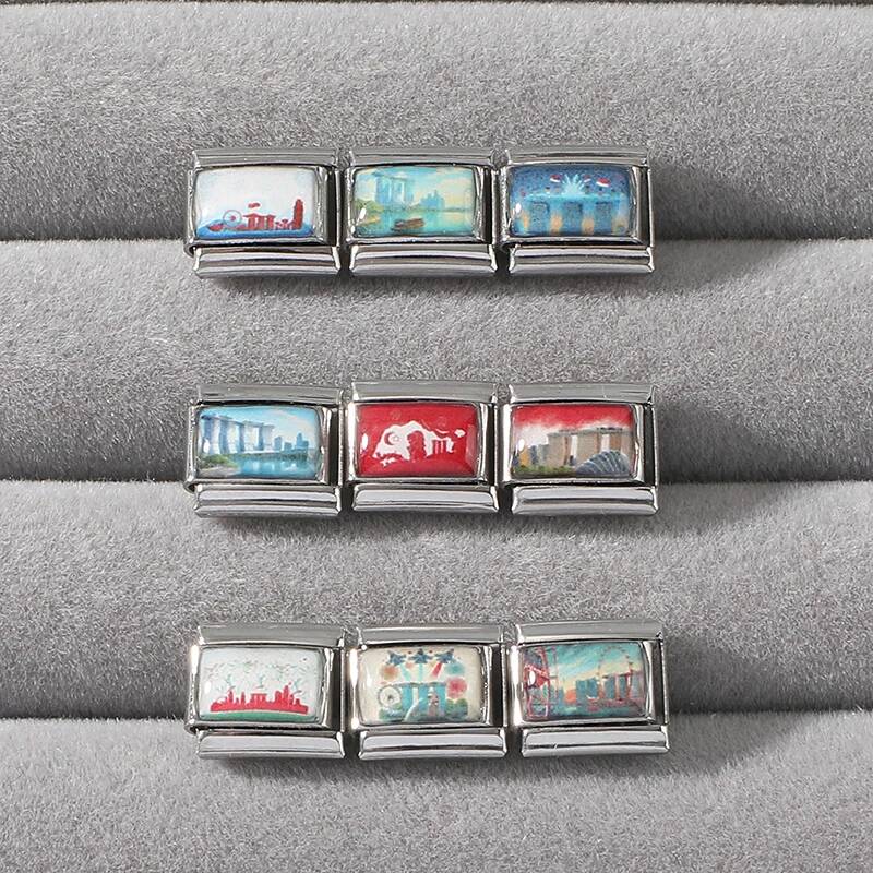 Nouveau Bracelet DIY en Acier  - Jewelry Making Singapore avis et prix