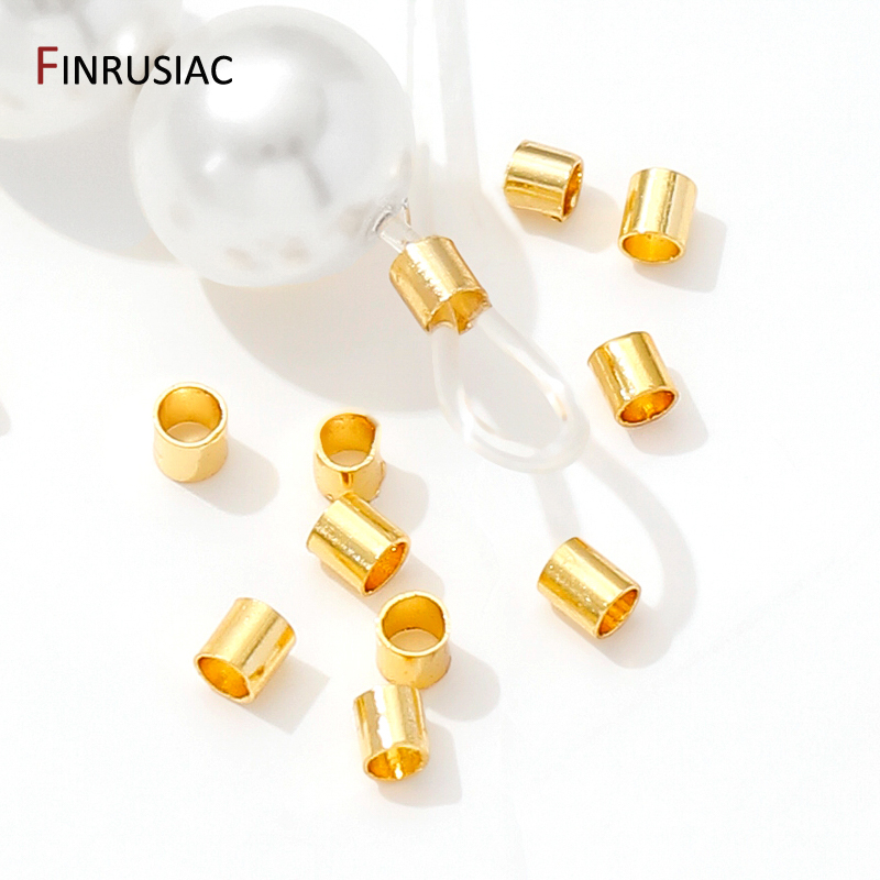 Tube en laiton plaqué or 18 ca - Crimp Bead Tube avis et prix