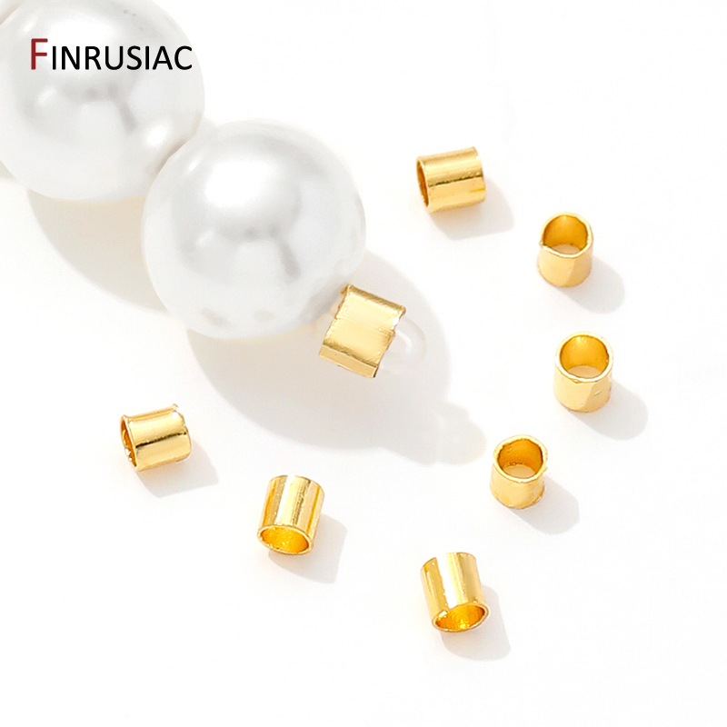 Tube en laiton plaqué or 18 ca - Crimp Bead Tube avis et prix