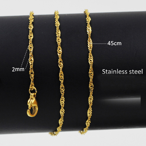 LUXUSTEEL 2mm 10 pièces/lot ch - Jewelry Making Singapore avis et prix