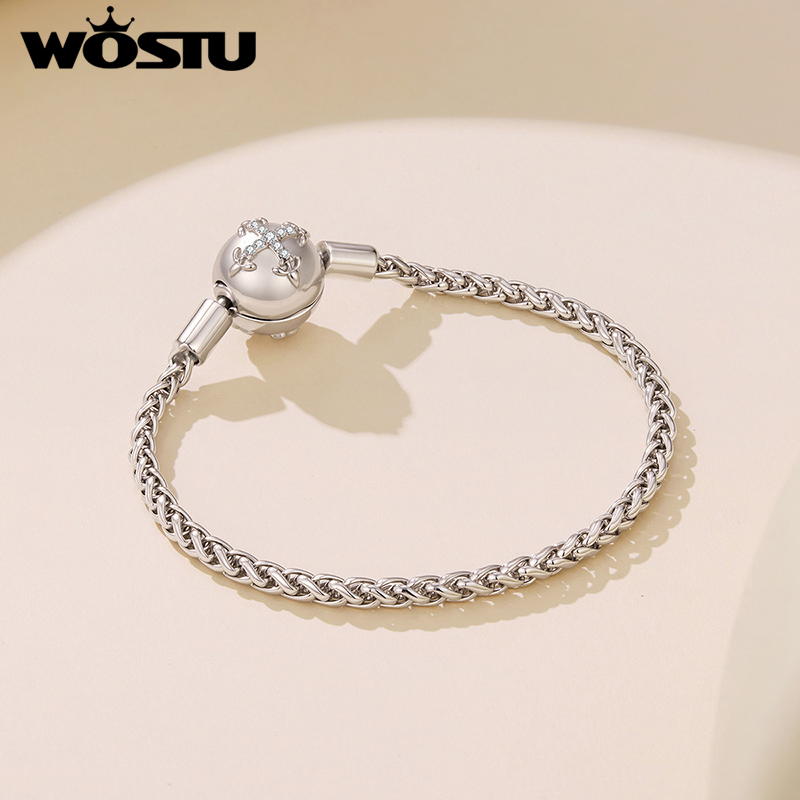 WOSTU Bracelet jonc croix en z - Jewelry Making Singapore avis et prix