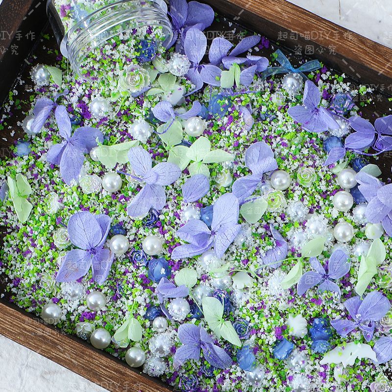 Poudre florale d'hortensia mél - Jewelry Making Journal avis et prix