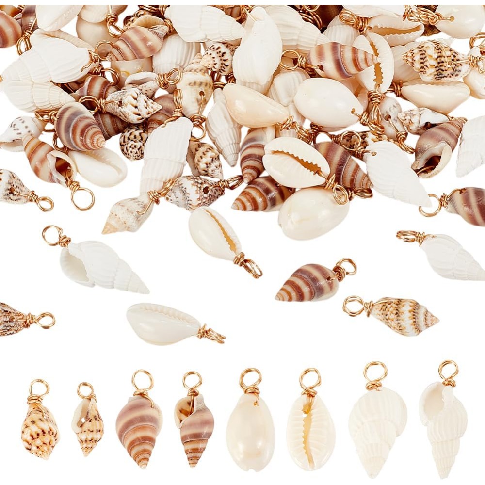100 pièces 4 Styles coquille n - Jewelry Making Tutorial avis et prix