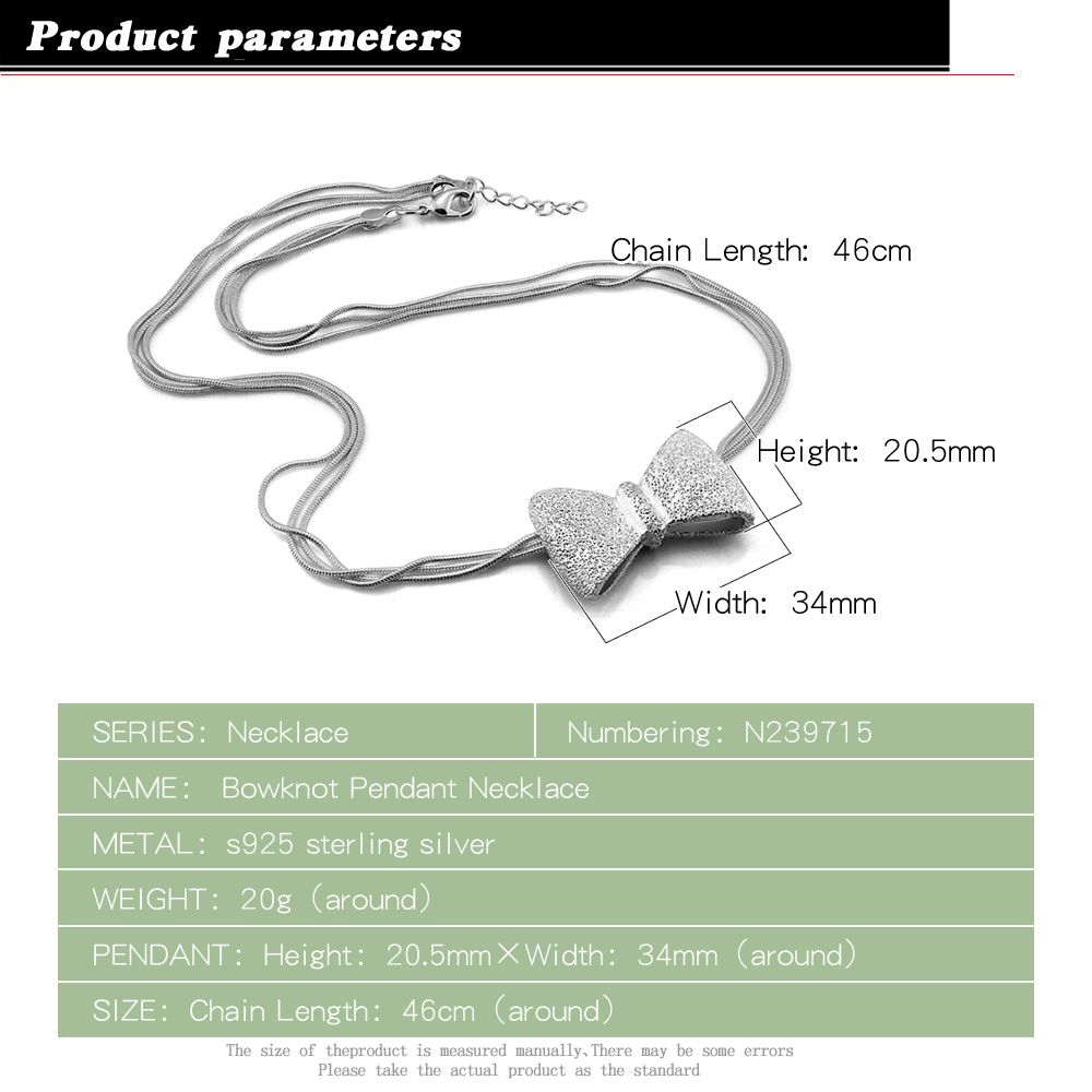 Collier pendentif nœud en arge - Jewelry Making Singapore avis et prix