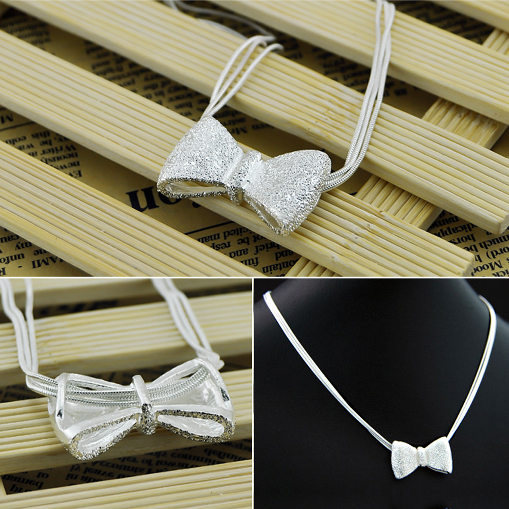 Collier pendentif nœud en arge - Jewelry Making Singapore avis et prix
