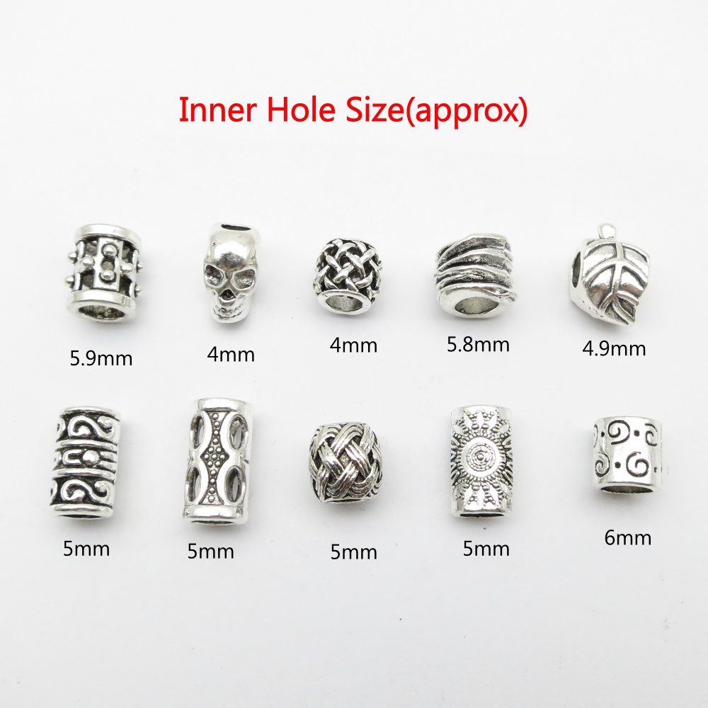 Lot de 10 perles DIY en forme  - Crimp Bead Tube avis et prix