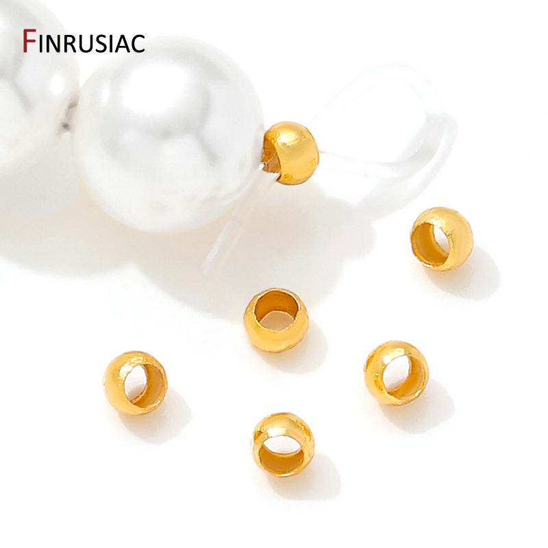 Tube rond en laiton plaqué or  - Crimp Bead Tube avis et prix