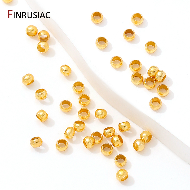 Tube rond en laiton plaqué or  - Crimp Bead Tube avis et prix