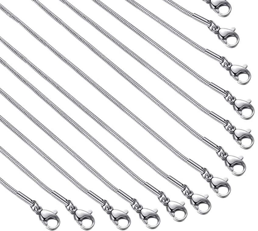 10 pièces Lot collier chaîne s - Jewelry Making Singapore avis et prix