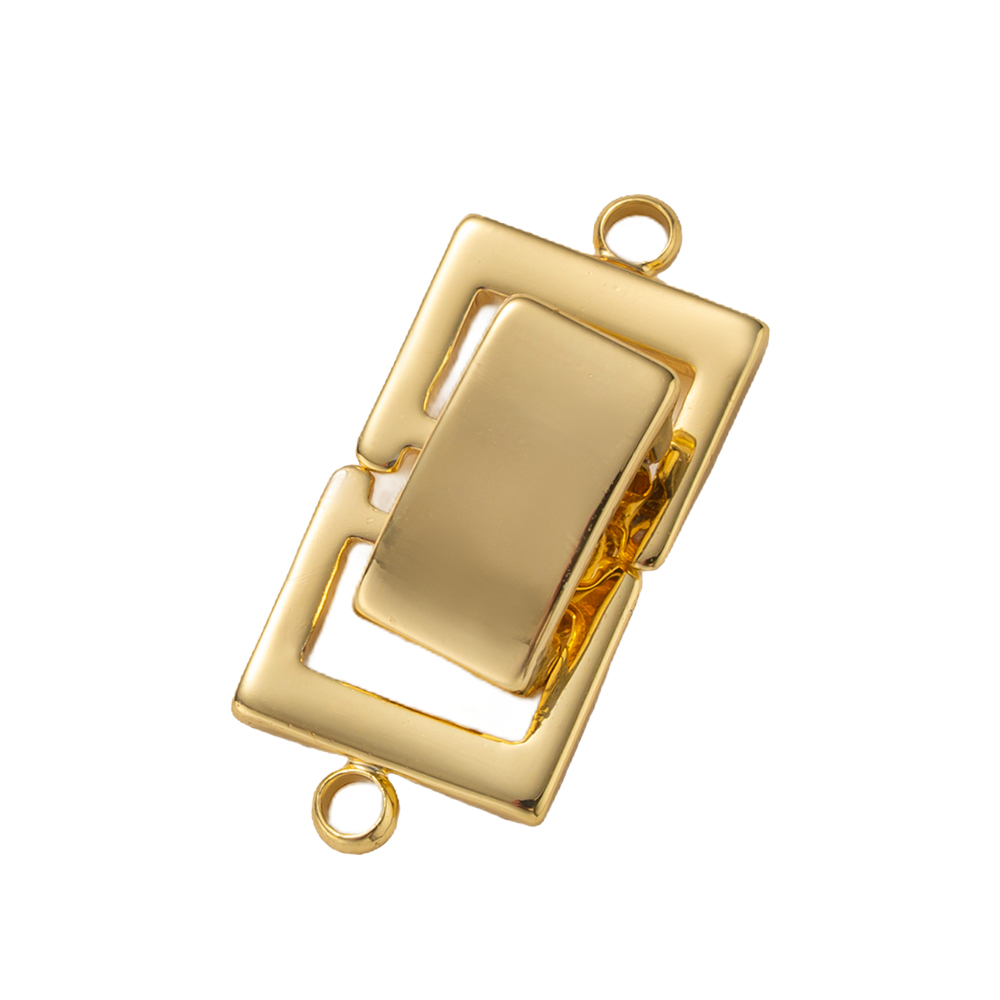 Fermoir superposé plaqué or 14 - Jewelry Making Pins avis et prix